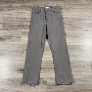 Levi's‎ Women's Jeans Wedgie Straight Denim Button Fly Casual Size 26 Gray